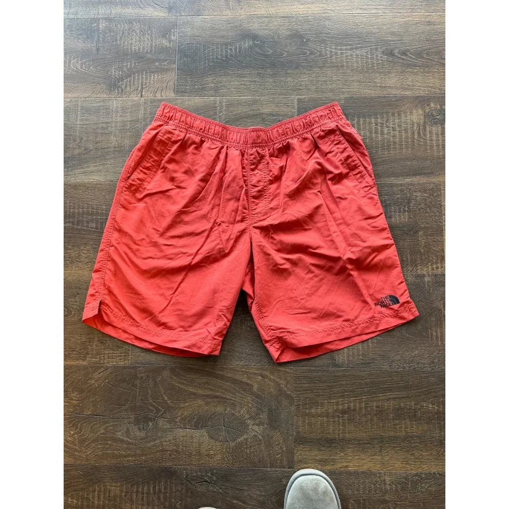 The North Face Mens FlashDry Mesh Lined‎ Red Swim Trunks Size Large